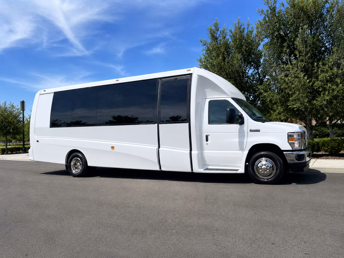 Pearland Airport Shuttle & Transportation party bus exterior