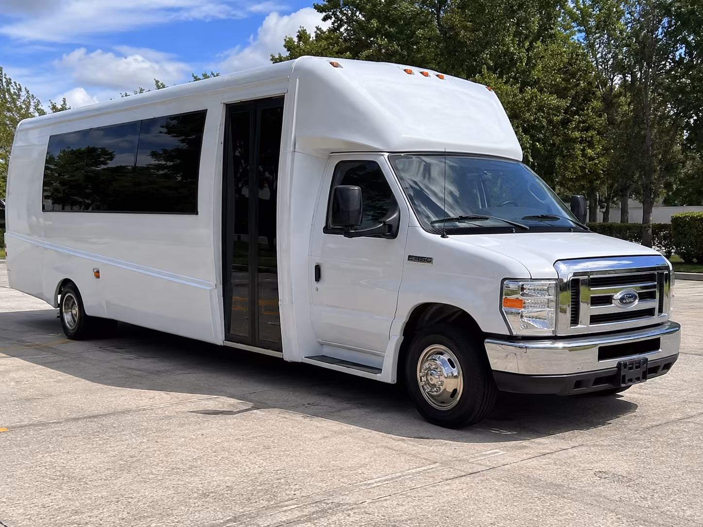 Pearland Bachelor & Bachelorette Transportation party bus exterior