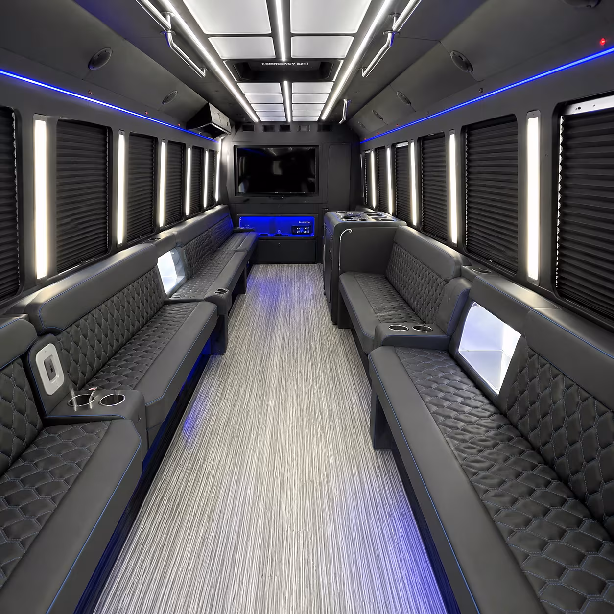 Pearland Bachelor & Bachelorette Transportation onboard seating