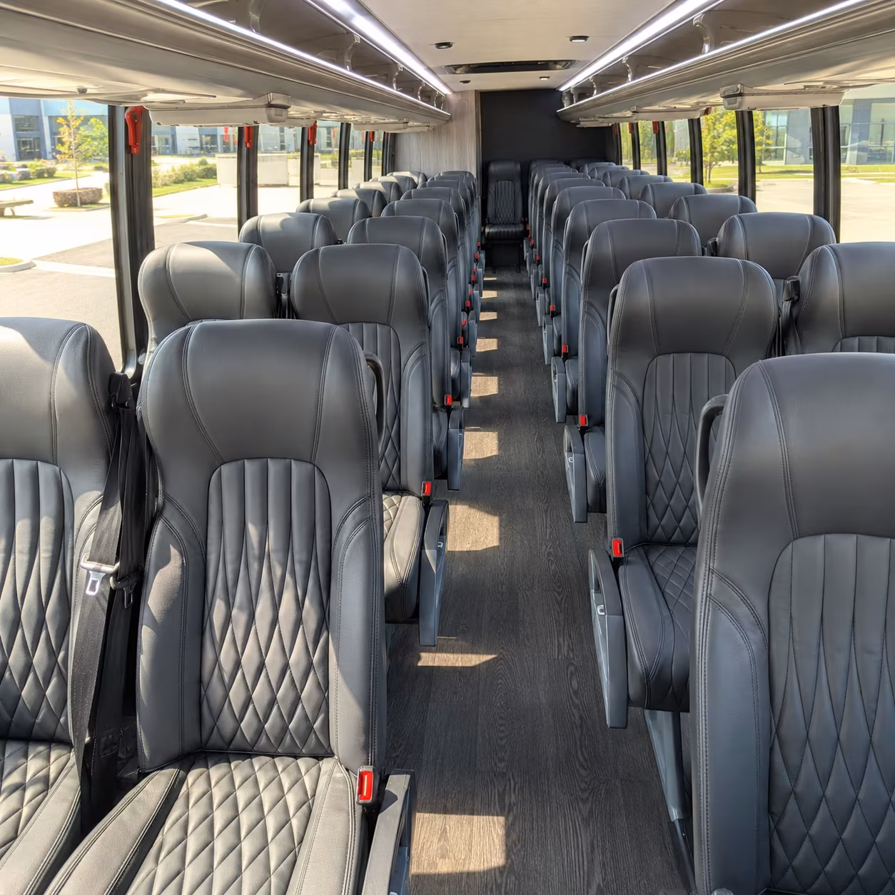Pearland Corporate Transportation party bus exterior