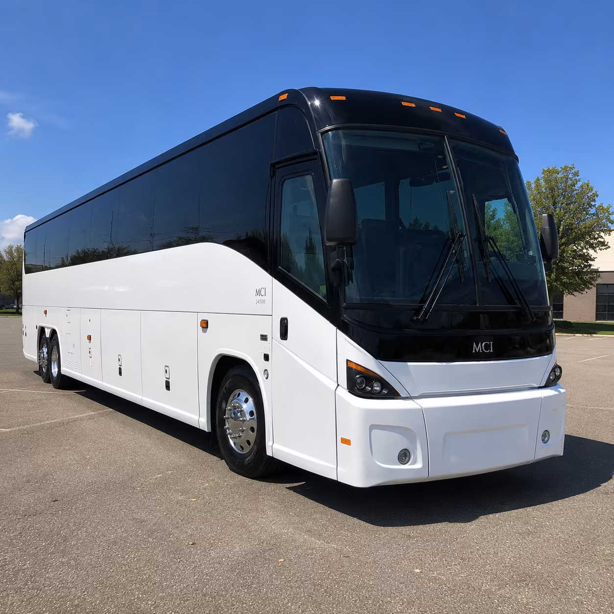 Pearland Corporate Transportation party bus exterior