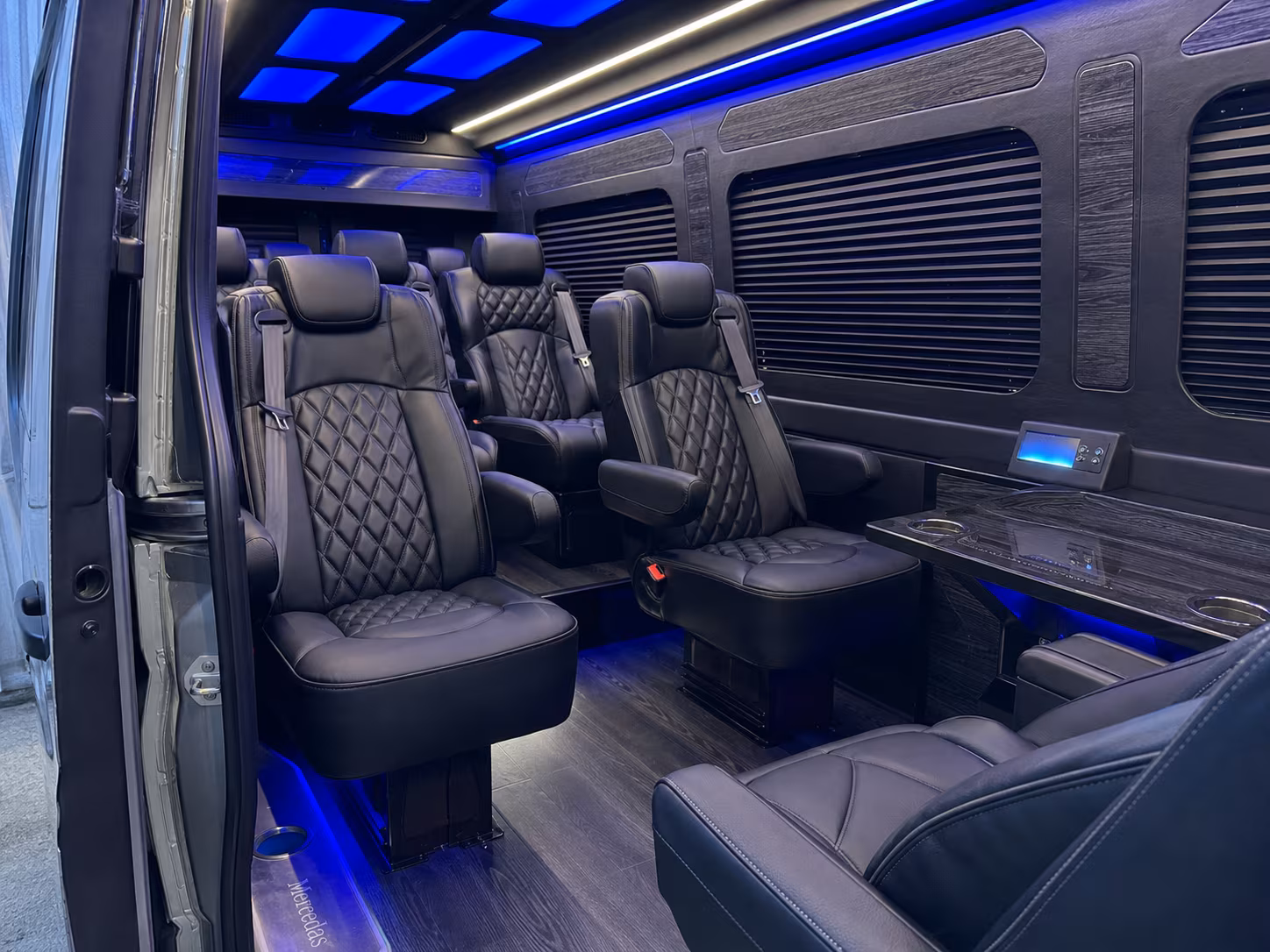 Pearland Corporate Transportation party bus exterior
