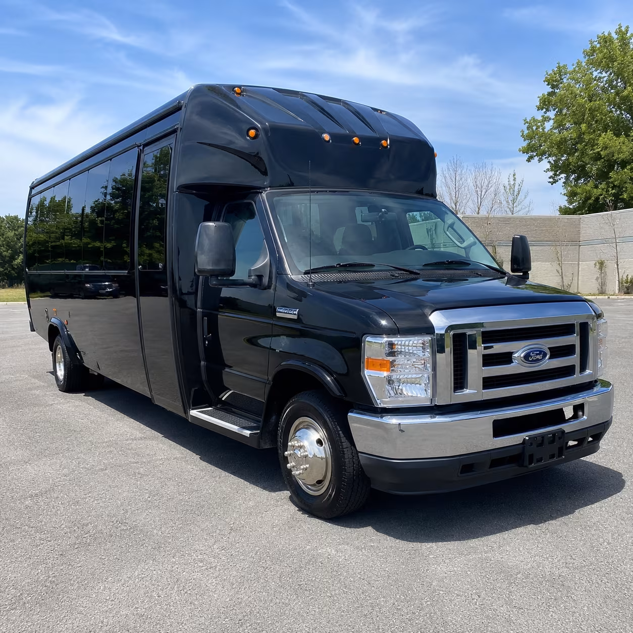 Pearland Private Event Transportation party bus exterior