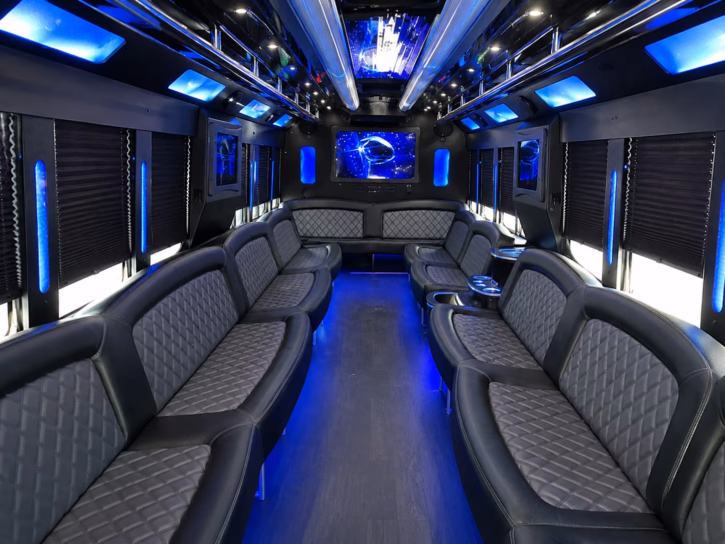 Pearland Private Event Transportation onboard seating