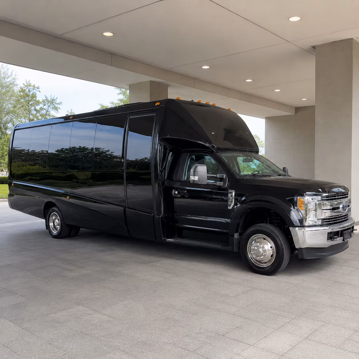 Pearland Private Event Transportation party bus interior