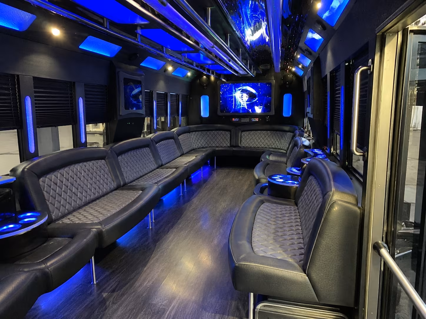 Pearland Prom & Homecoming Transportation party bus exterior