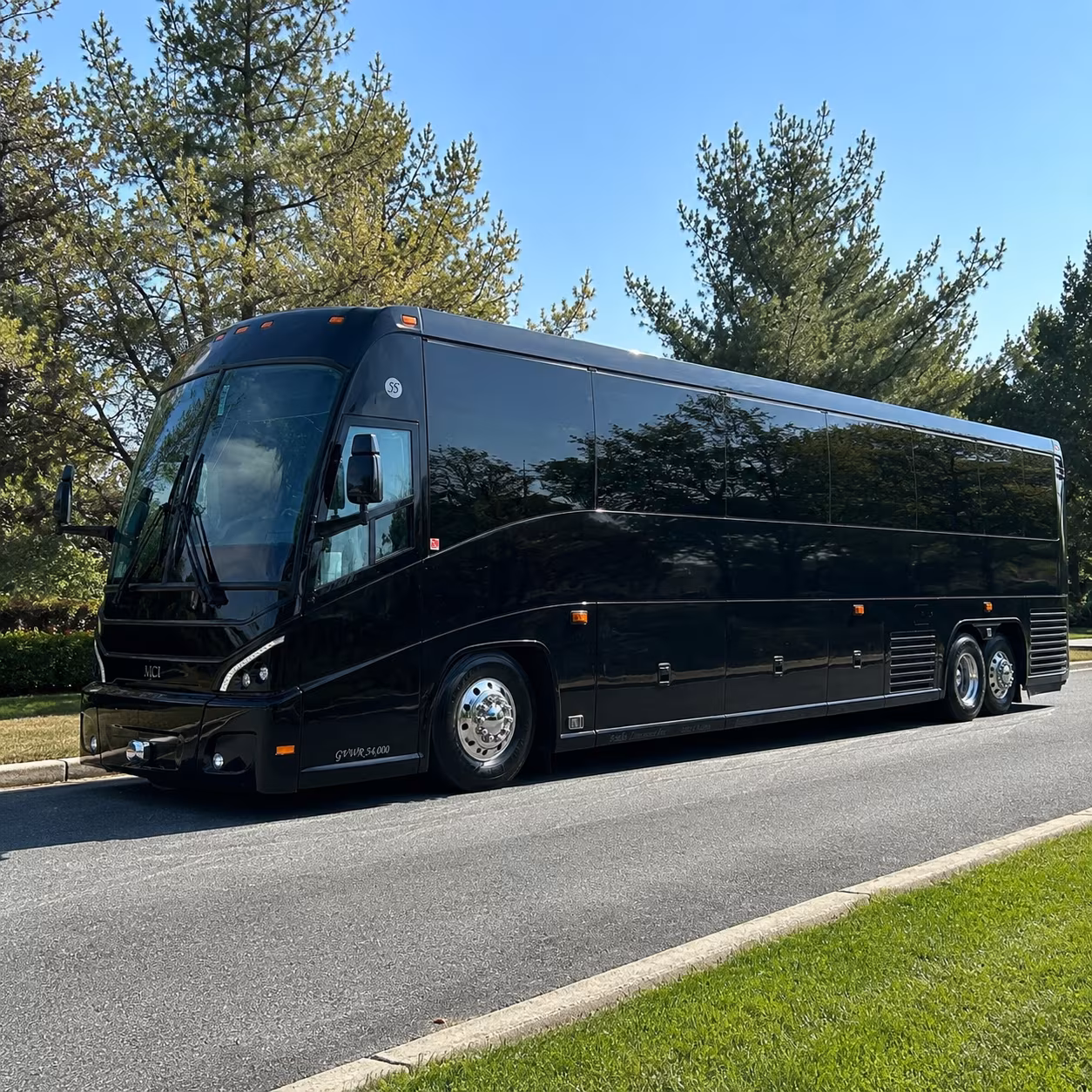 Pearland School Event Transportation party bus exterior